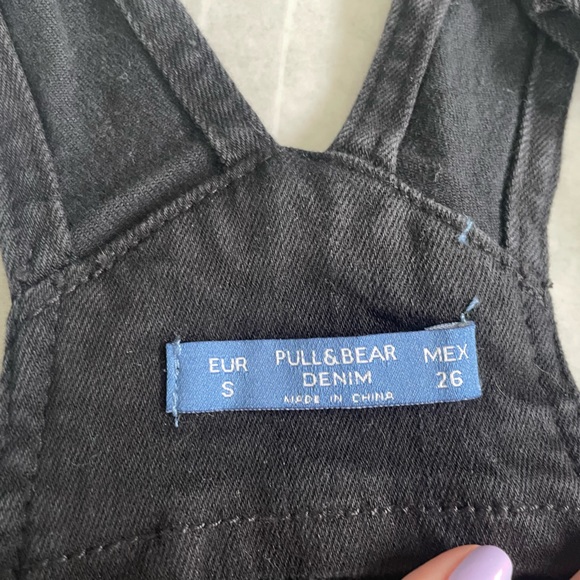 Pull&Bear Black Jean Overalls - Picture 7 of 7